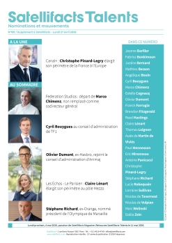 Couverture de Satellifacts Talents 185 du lundi 27 avril 2026