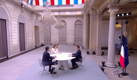 Interview d’Emmanuel Macron le 22 mars 2023 en direct de l’Elysée 