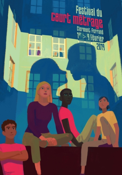 Affiche du festival du court métrage de Clermont-Ferrand 2019