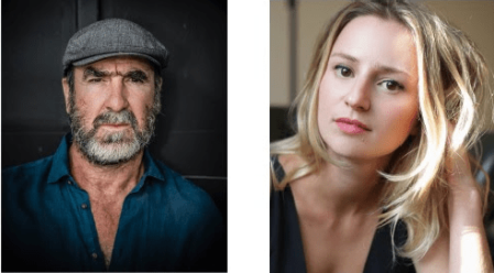 Eric Cantona et Tiphaine Daviot