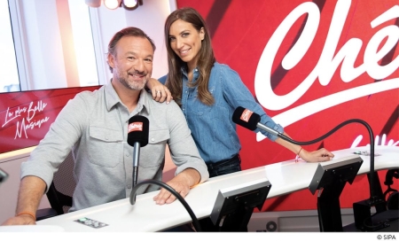 Alexandre Devoise et Tiffany Bonvoisin aux commandes du "Réveil Chérie".