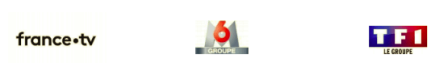 Logos TF1 M6 France TV SALTO