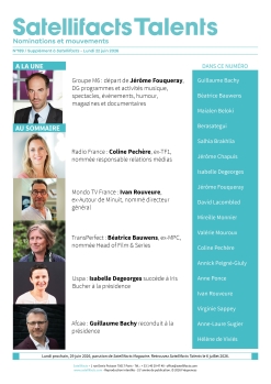 Couverture de Satellifacts Talents 189, daté du lundi 22 juin 2026