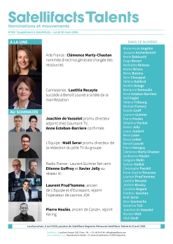 Couverture de Satellifacts Talents 183 du lundi 30 mars 2026